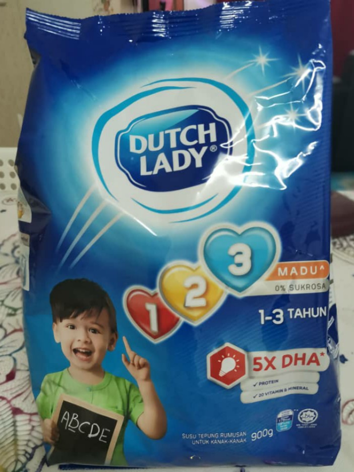 Dutch lady 123 biasa