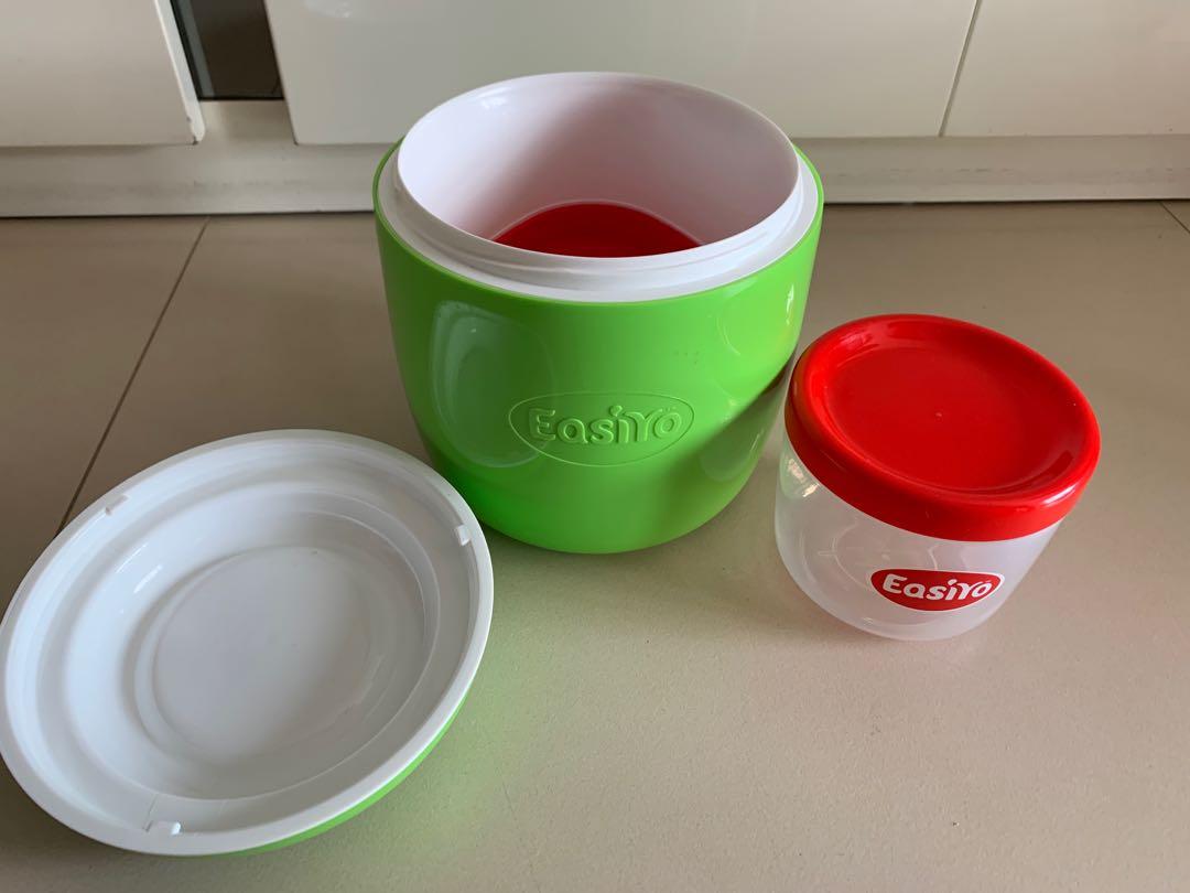 Easiyo Compact Green Mini Yogurt Maker with Jar 500g, 傢俬＆家居, 廚具和餐具, 食物