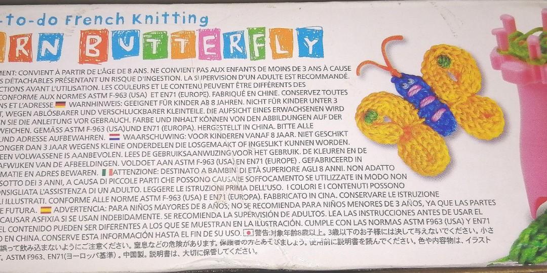 4M Easy-To-Do French Knitting Yarn Butterfly Kit 