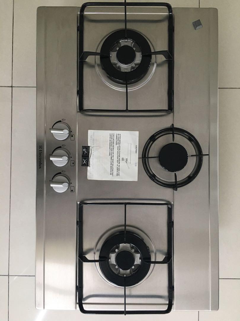 Electrolux EHG7332x Stainless Steel Gas Cooker Hob
