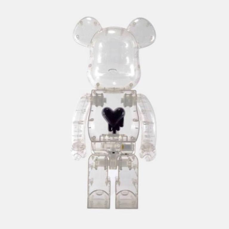 Emotionally Unavailable Bearbrick Be@rbrick Black Heart 1000%