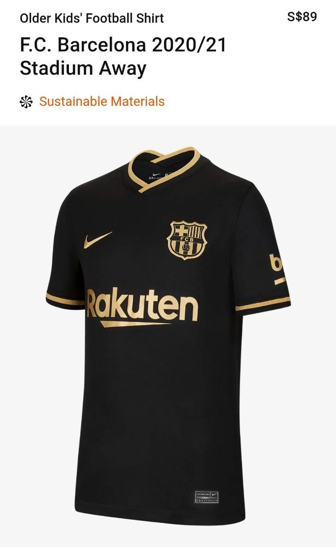 Barcelona 2020 away top jersey