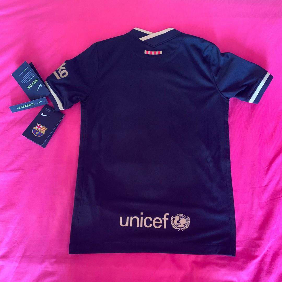 Fc Barcelona 2020 21 Stadium Away Kit Sports Sports Apparel On Carousell