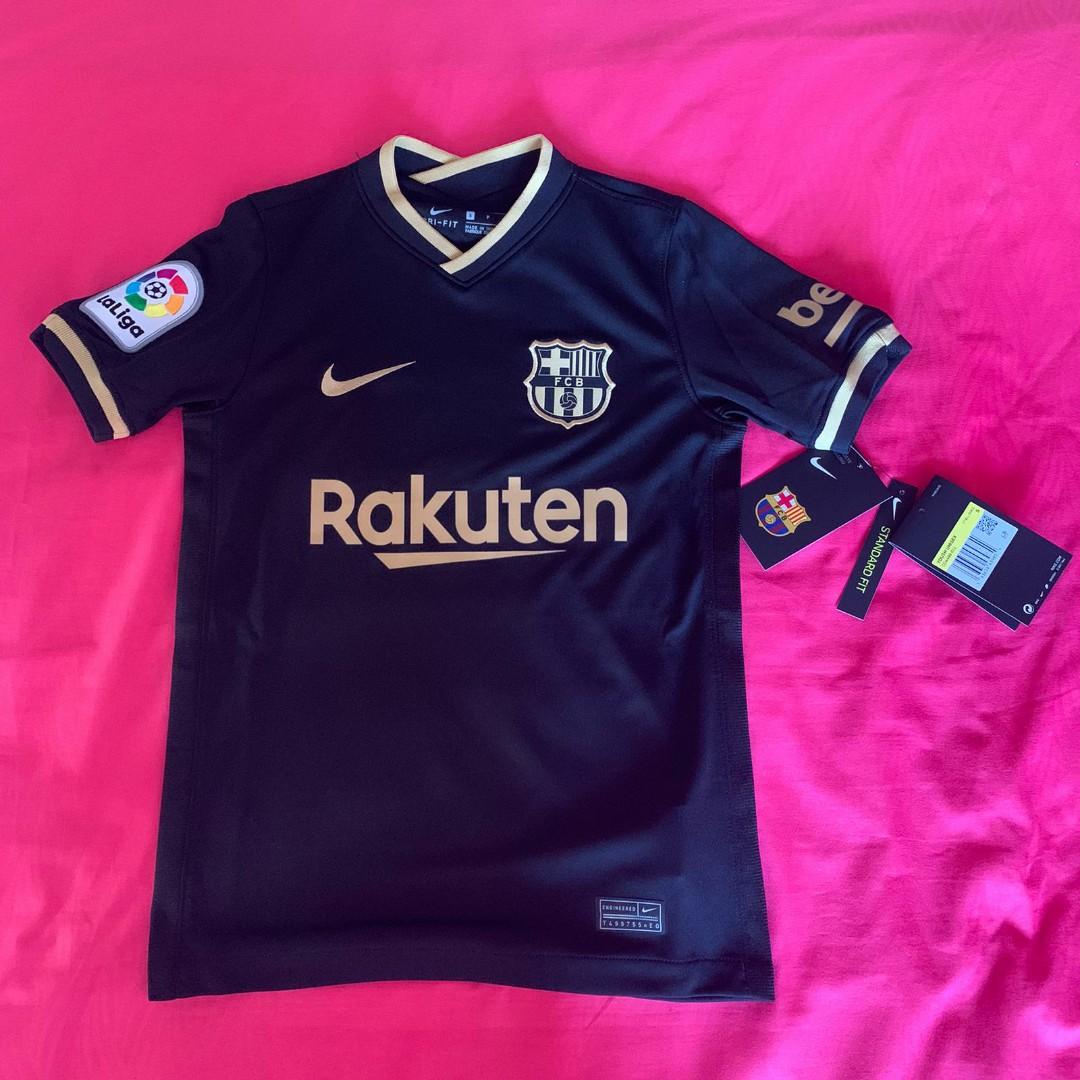 Fc Barcelona 2020 21 Stadium Away Kit Sports Sports Apparel On Carousell