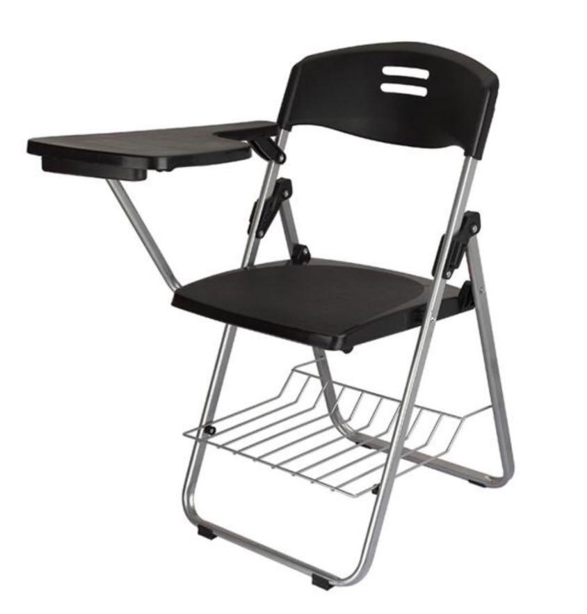 Folding Chair W Writing Board Study Chair Lecture Chair Furniture Tables Chairs On Carousell