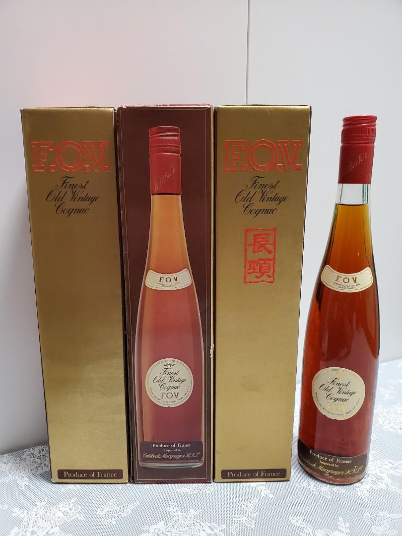 F.O.V. Finest Old Vintage Cognac (長頸), 嘢食& 嘢飲, 酒精飲料 