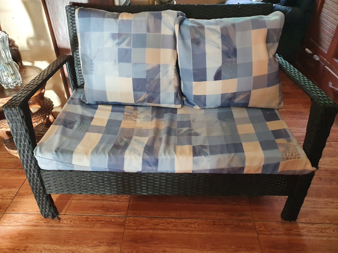 Garden Line Patio Furniture Plastic Rattan Sala Ser Home Furniture Furniture Fixtures Sofas On Carousell