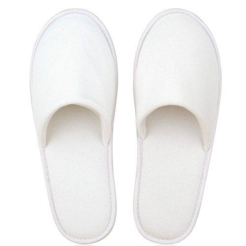 White hotel clearance slippers