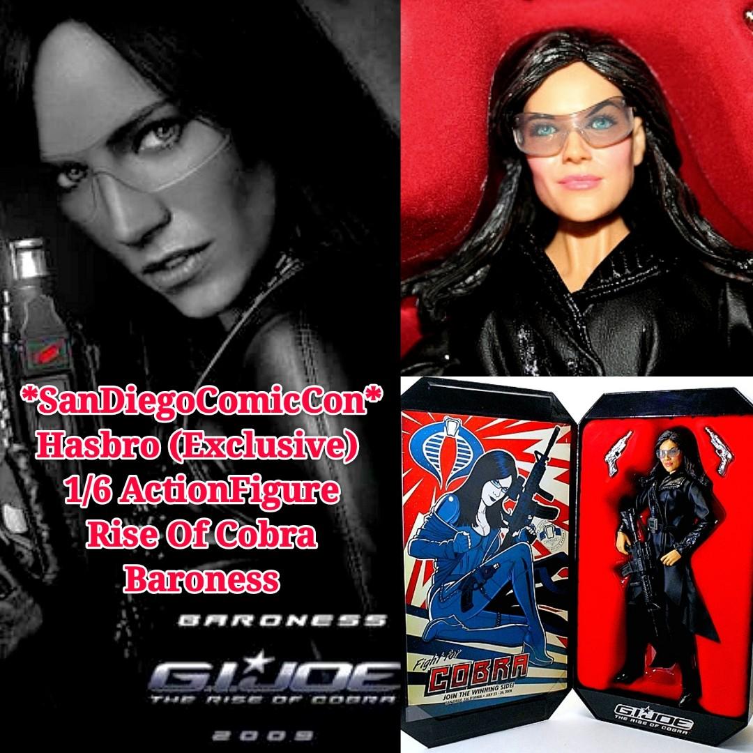 G I Joe Hasbro San Diego Comic Con Exclusive Rise Of Cobra Baroness Movie Ver 1 6 Action Figure 義勇群英毒蛇黨孩之寶男爵夫人12 吋可動兵人相關hottoys Ht