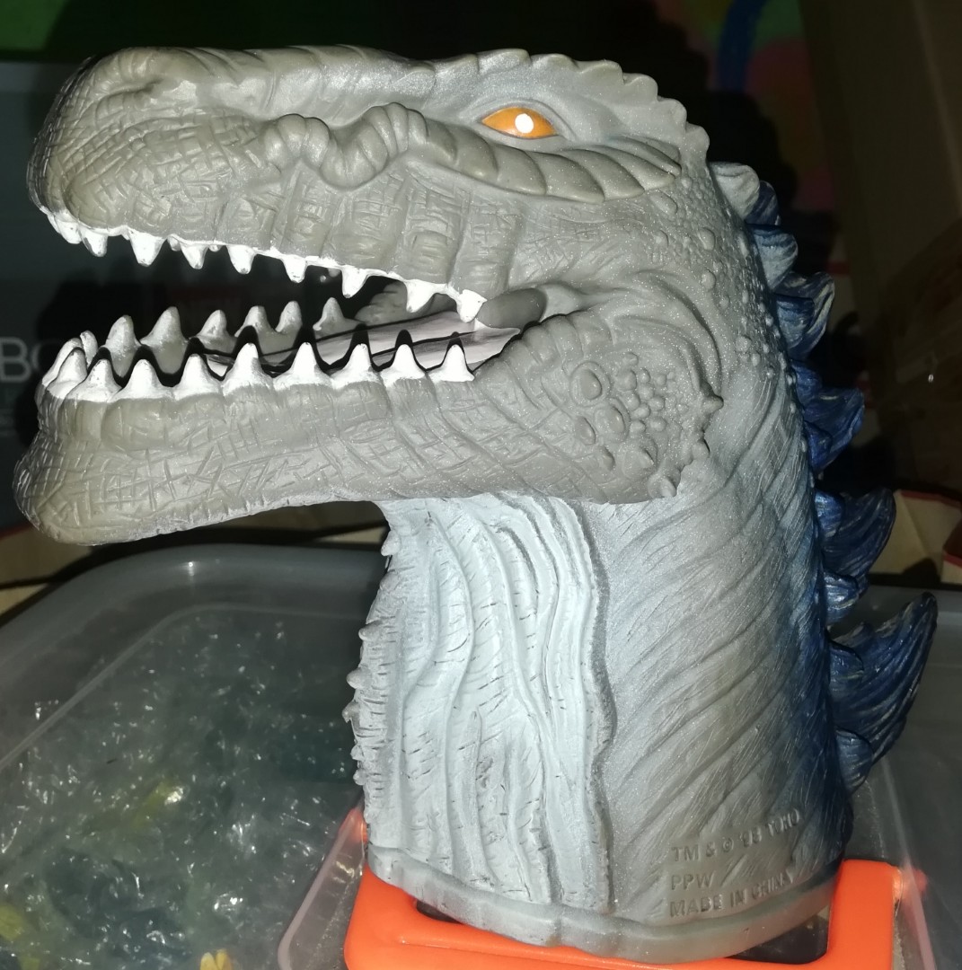 Godzilla store head toy