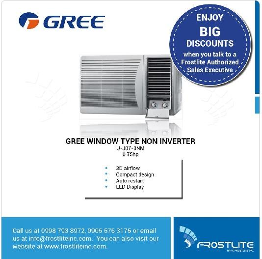 gree window ac 0.75 ton price