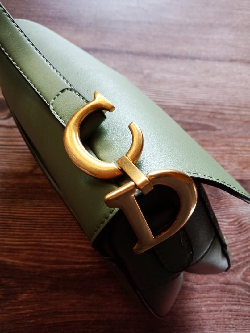 Green Saddle Bag, Luxury, Bags & Wallets on Carousell