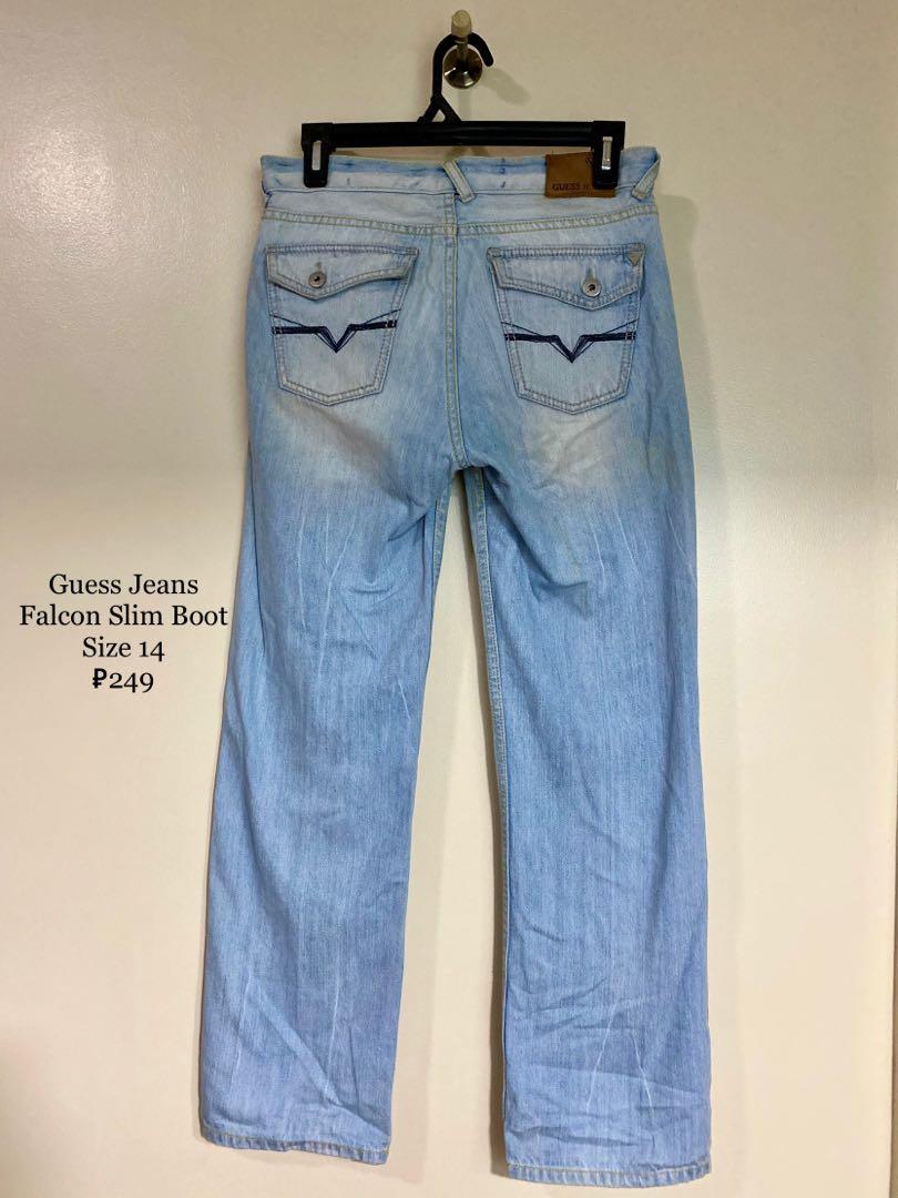 guess jeans falcon slim boot