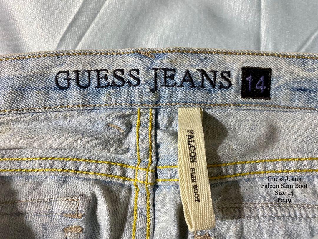 guess jeans falcon slim boot