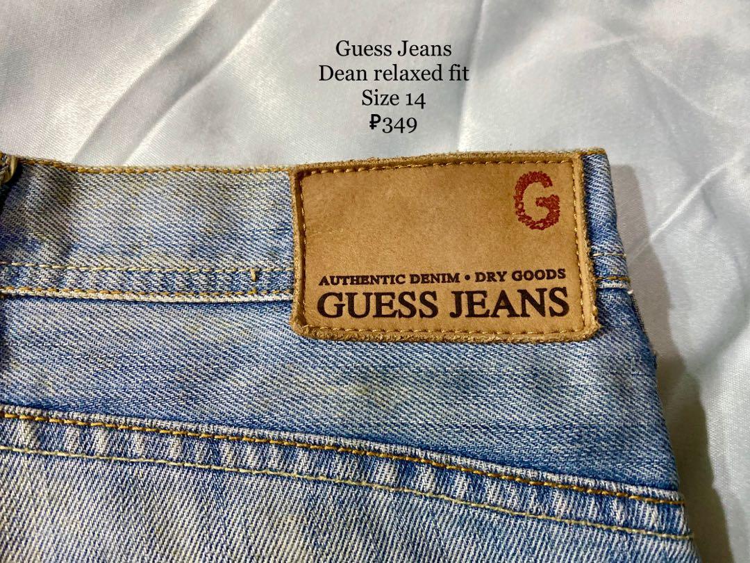 guess jeans size 14