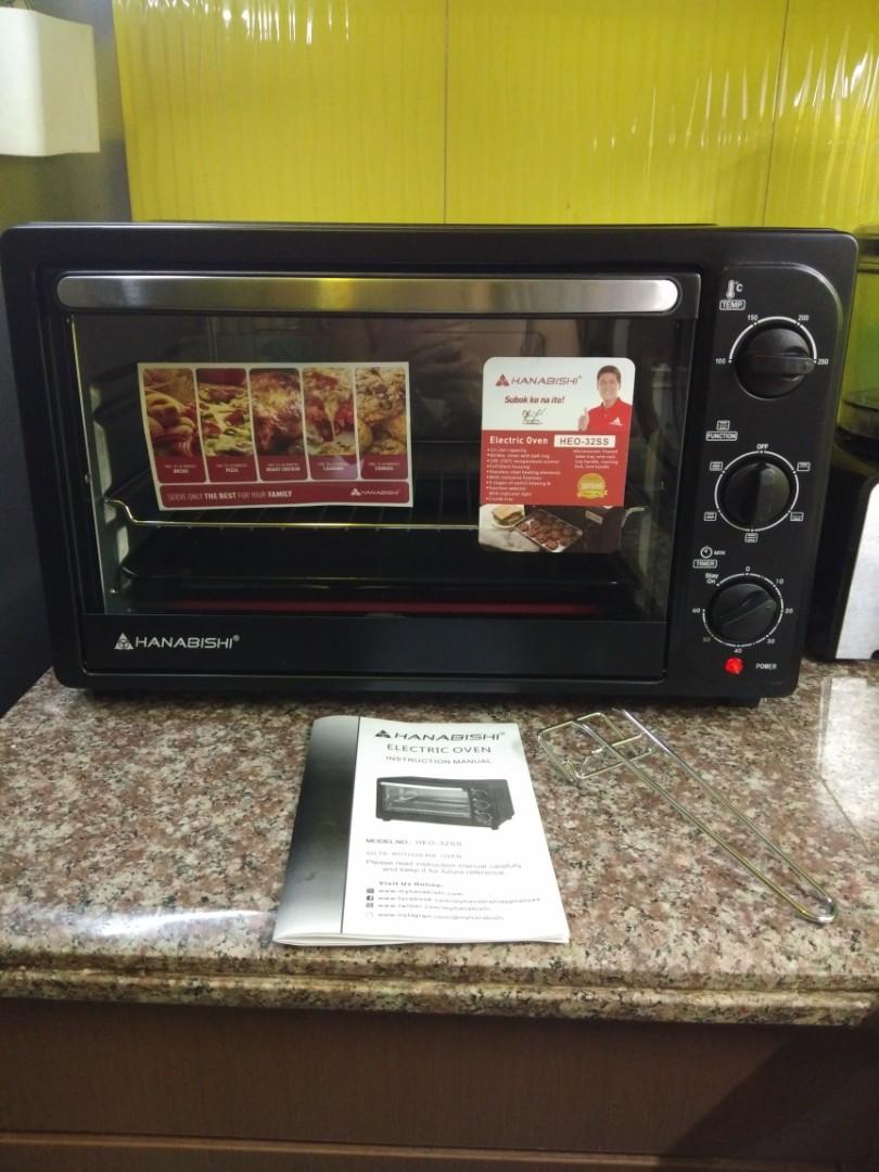 Hanabishi Electric Oven Brandnew 32L, TV & Home Appliances, Kitchen