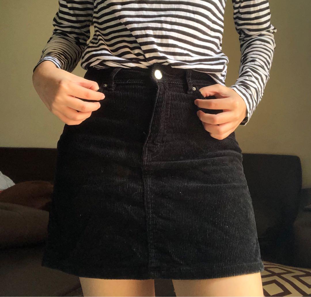 Hm top cord skirt