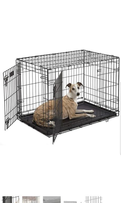 2 door folding dog crate