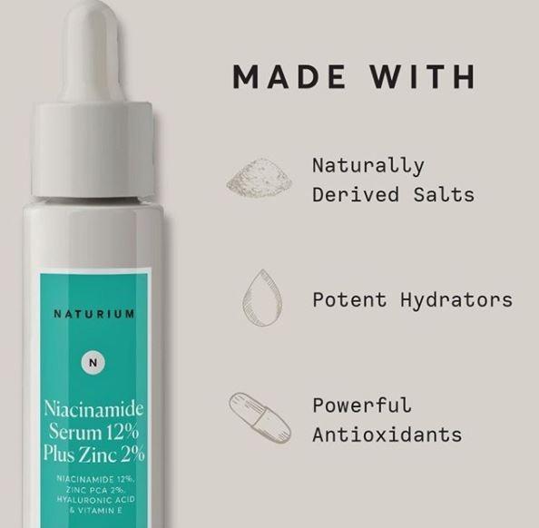 naturium niacinamide 12 serum ingredients