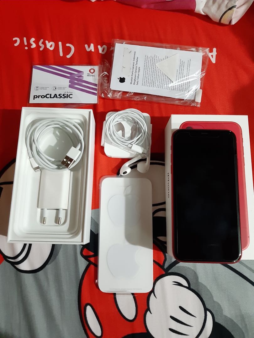 Iphone 11 128gb Red Erafone Garansi Panjang Telepon Seluler Tablet Iphone Iphone 11 Series Di Carousell