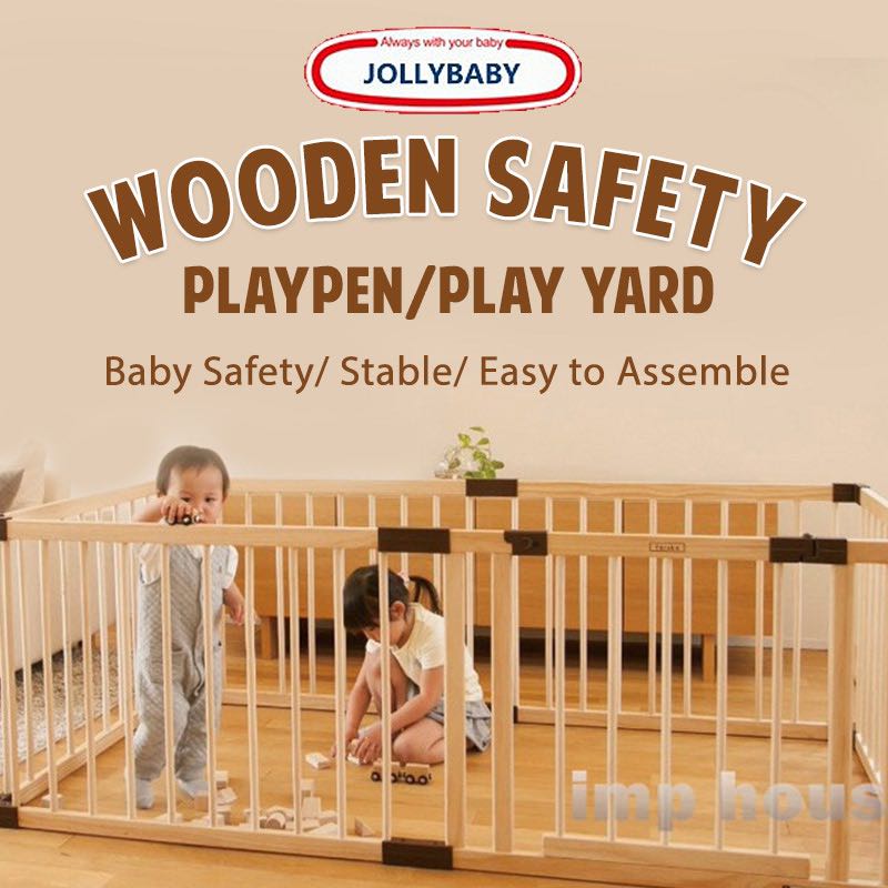 jolly baby wooden playpen