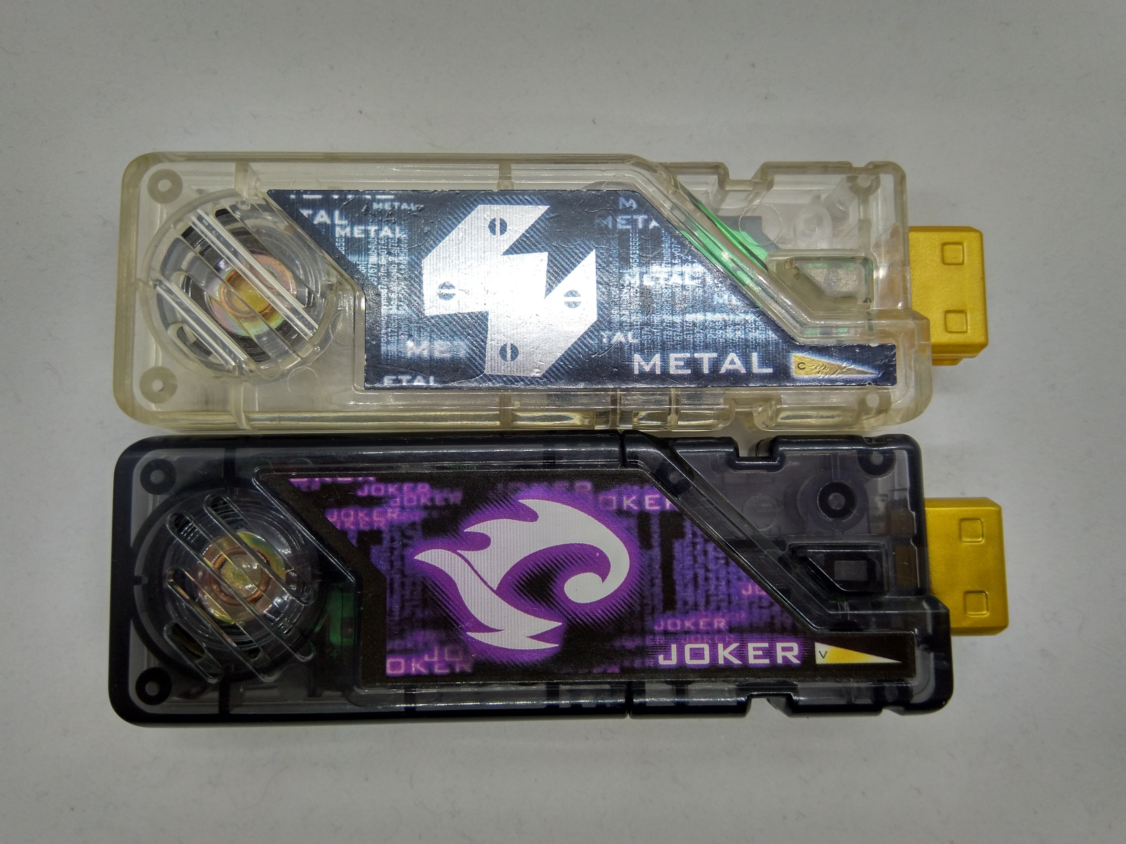 kamen rider w metal and joker gaia memory candy and gashapon ver toys games action figures collectibles on carousell