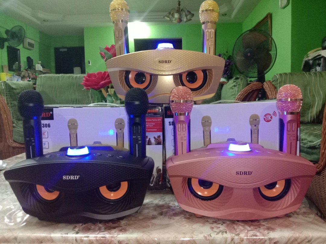 Karaoke set, Audio, Microphones on Carousell