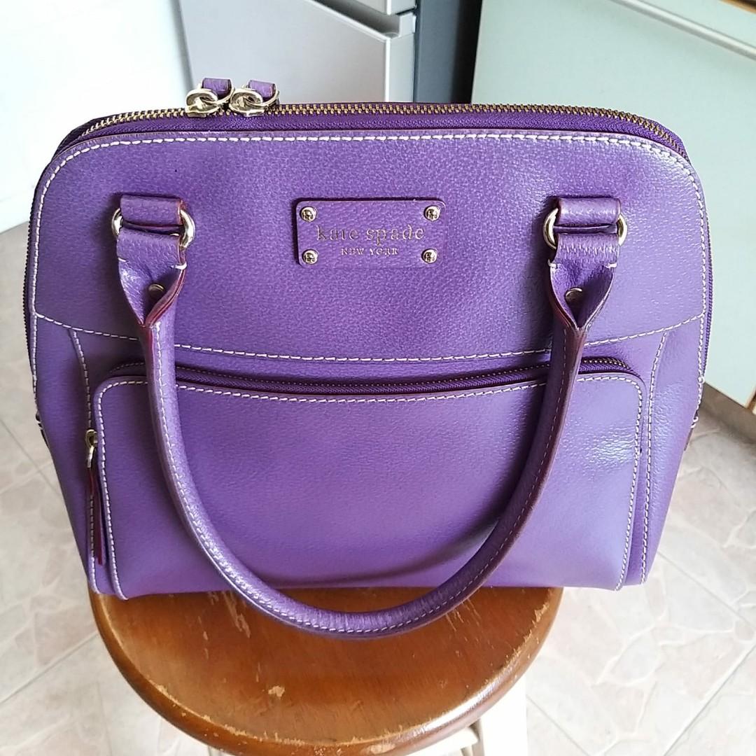 Kate spade plum tote hot sale