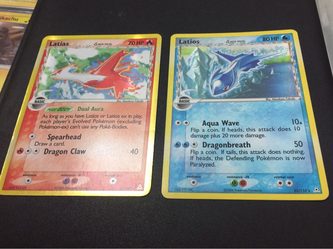 Latios And Latias Ex Holon Phantoms Pokemon Tcg Hobbies And Toys Toys And Games On Carousell 