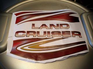 LC200 LC100 TIRE Cover Decal sticker