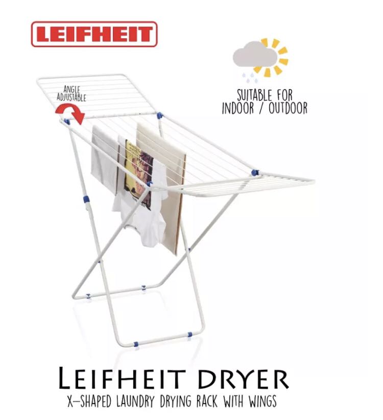 Leifheit drying rack / laundry dryer, Furniture, Others on Carousell