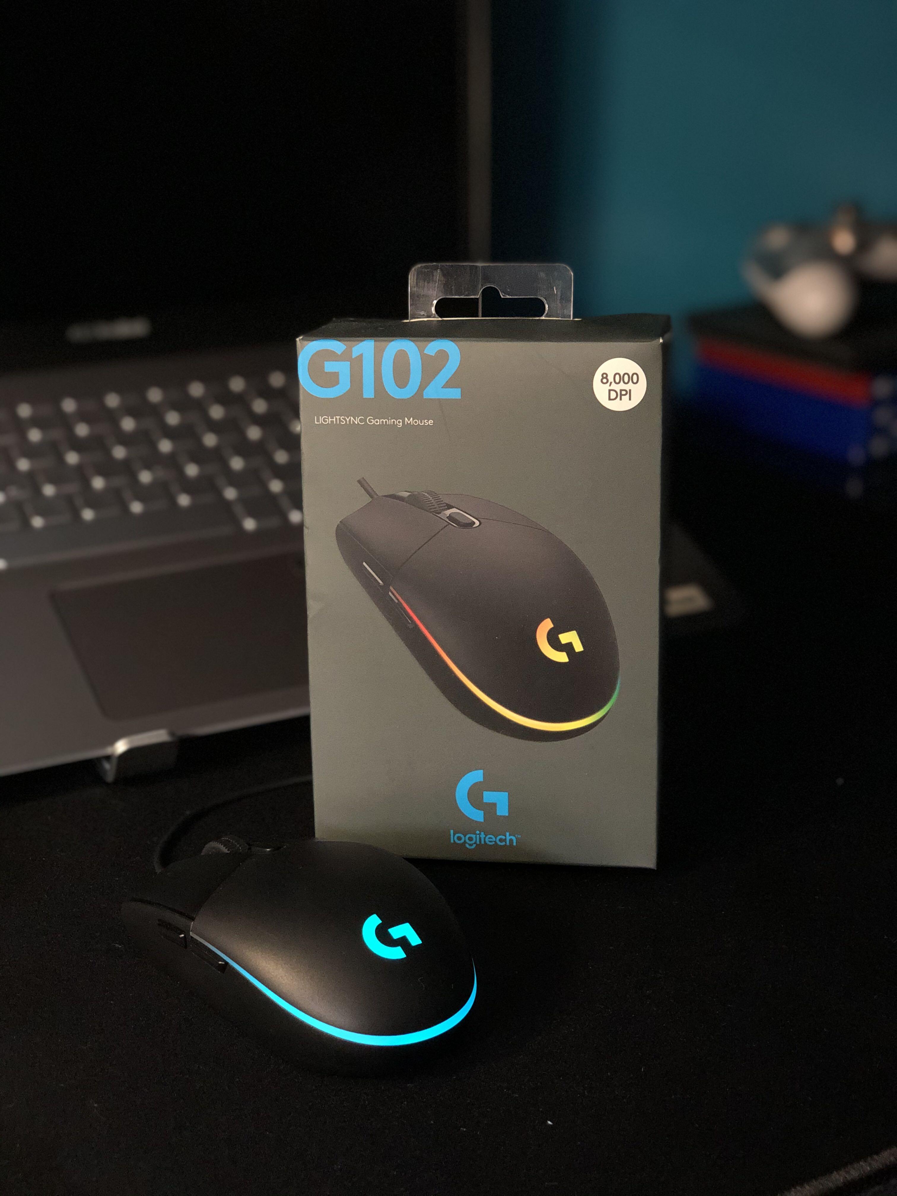 Logitech G102 Lightsync Gaming Mouse Electronics Computer Parts Accessories On Carousell