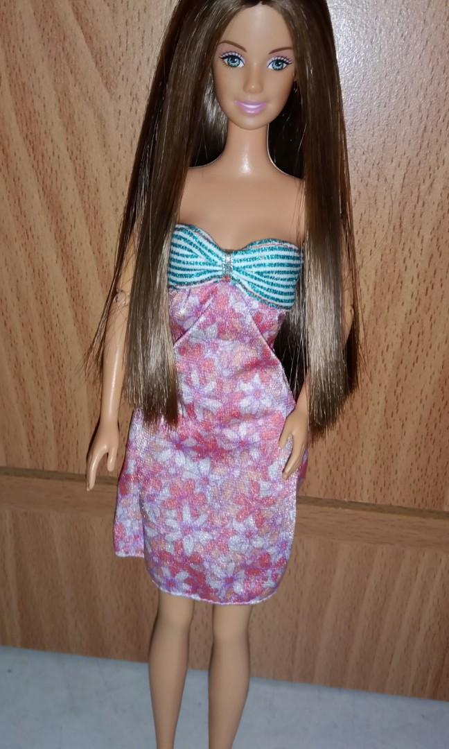 Long Hair Barbie Doll, Hobbies & Toys, Toys & Games on Carousell