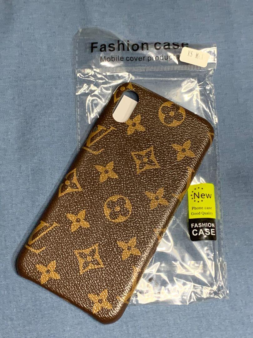 Louis Vuitton leather case for iPhone XS Max, Mobile Phones