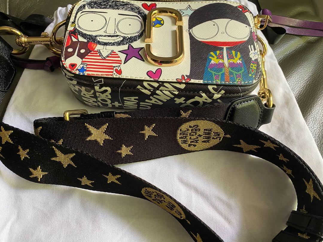 Marc Jacobs ANNA SUI Marc Jacobs Limited Collaboration Snapshot bag Free  Ship