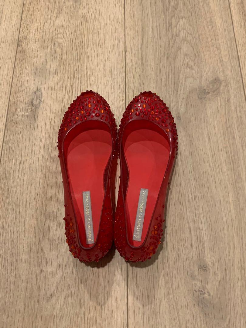 Melissa swarovski discount crystal shoes
