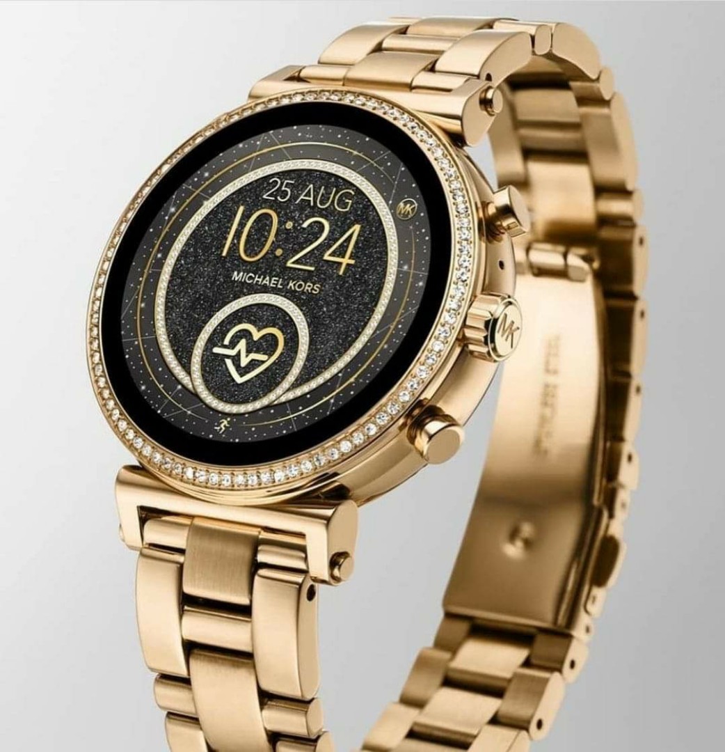 Michael Kors Access Gen Sofie Rose Gold-tone And Embossed Silicone  Smartwatch MKT5068 Shopee Philippines 