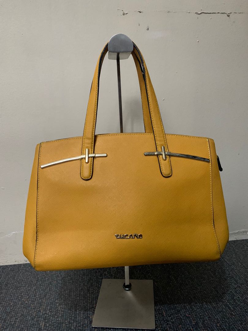 mustard handbag