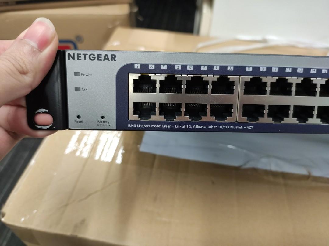 Netgear prosafe GS748T 48 port switch, Computers & Tech, Parts 