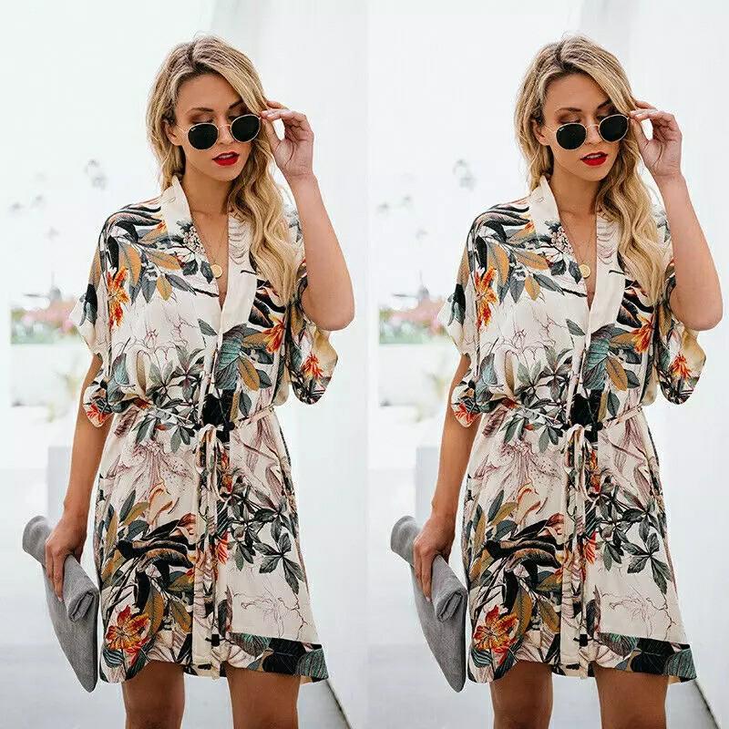 Casual printed dress on sale