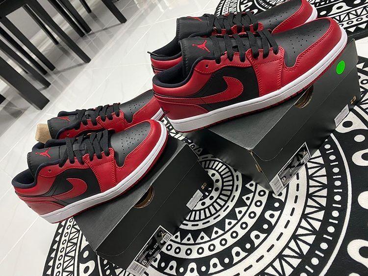 Nike Air Jordan 1 Low Reverse Bred Men S Fashion Footwear Sneakers On Carousell