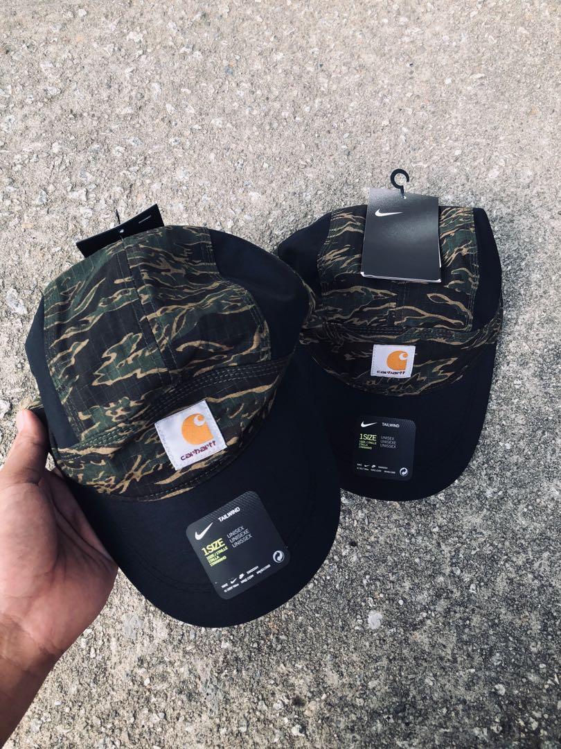 Nike x carhartt tailwind camo cap