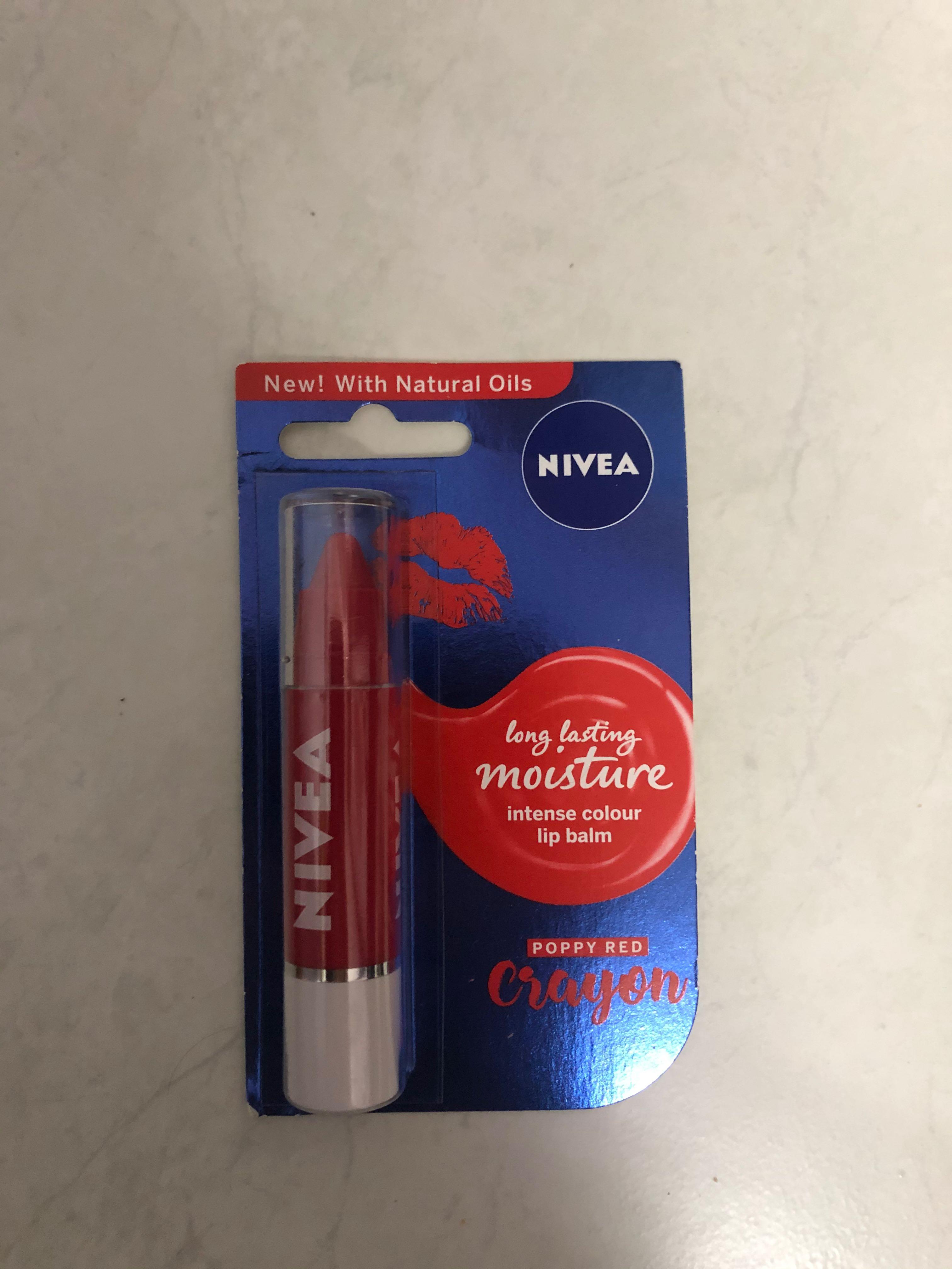 nivea long lasting lip balm