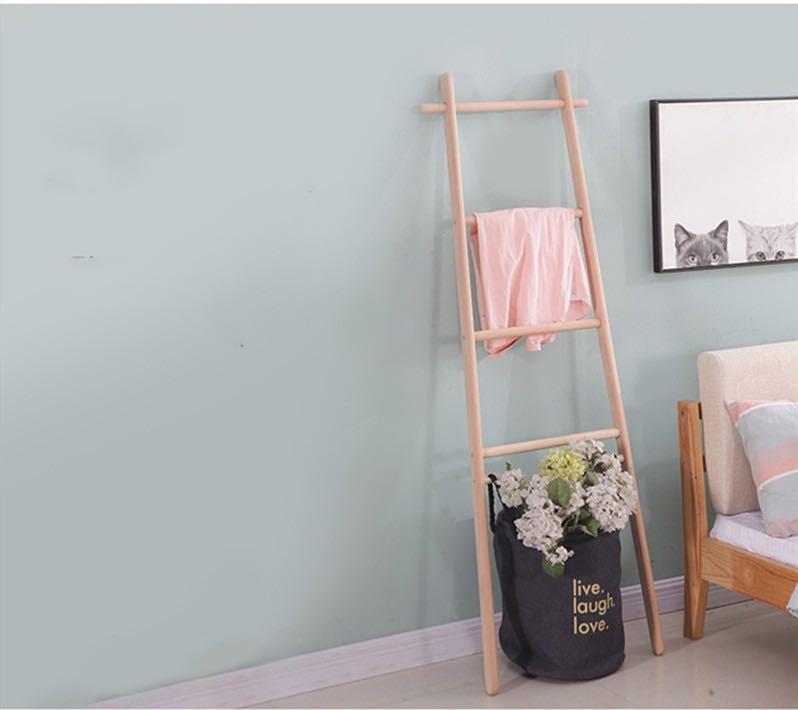 Nordic Toilet Ladder / Clothes Hanger / Laundry / Minimalist, Furniture