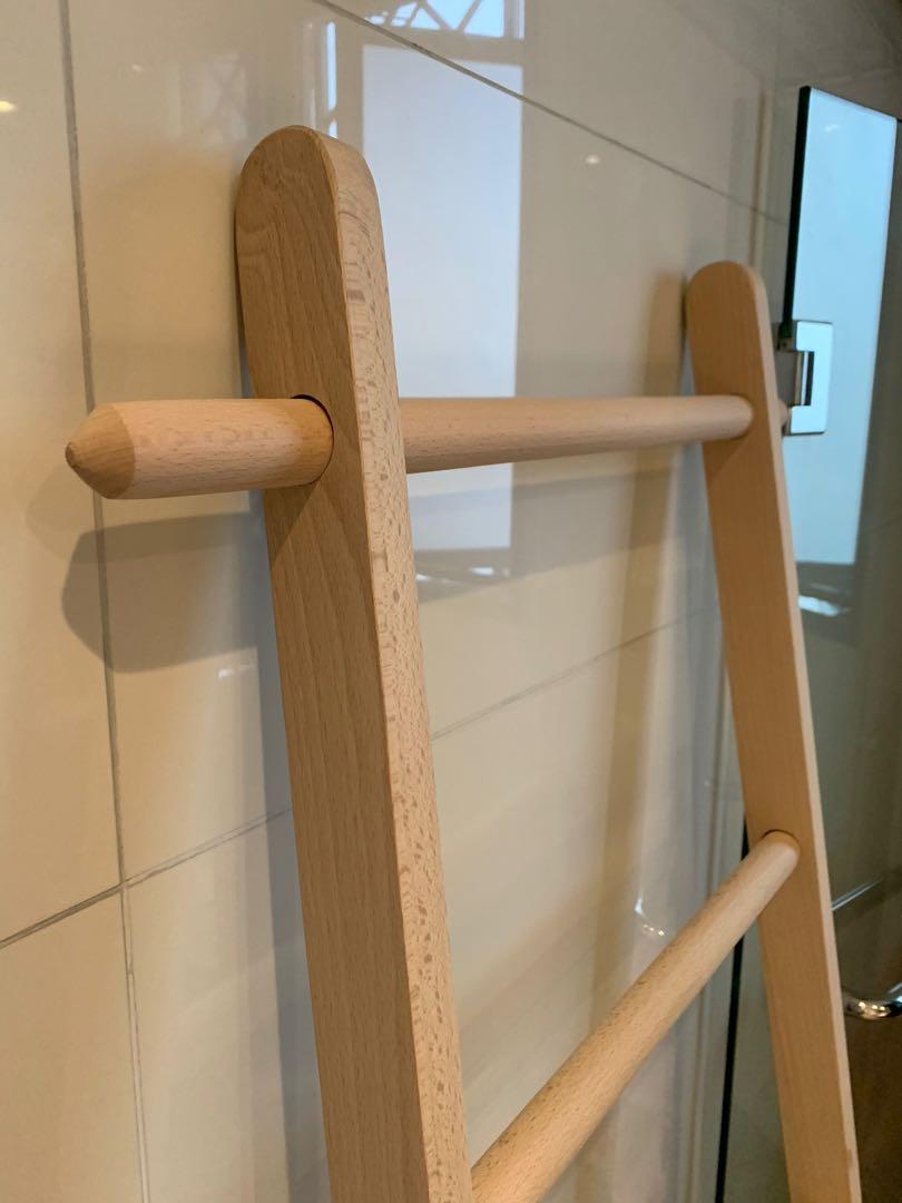 Nordic Toilet Ladder / Clothes Hanger / Laundry / Minimalist, Furniture
