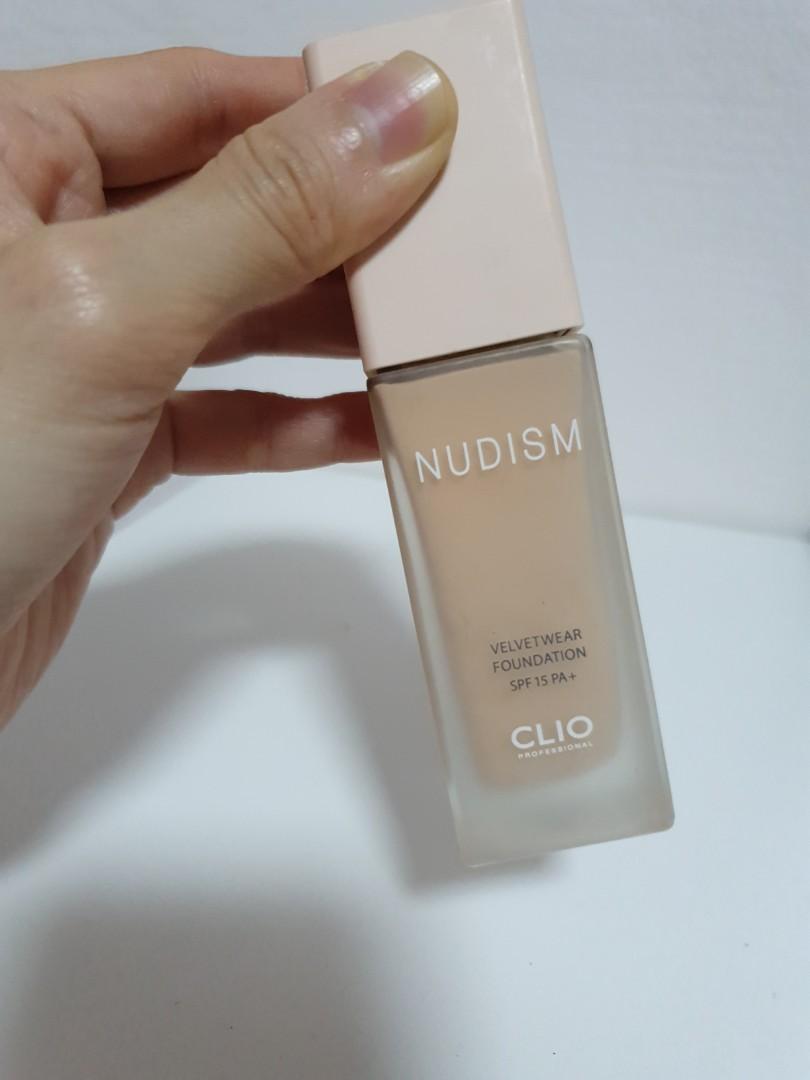Nudism Clio Velvet Wear Foundation Health Beauty Makeup On Carousell The nudism velvetwear foundation expresses a velvety, elegant, flawless skin tone with a bright matte finish. carousell