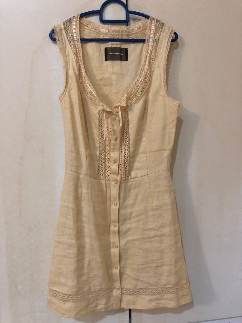 Reformation helene sale dress