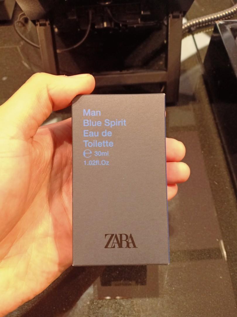 ZARA MAN BLUE SPIRIT EDT 1.02 OZ BRAND NEW EAU DE TOILETTE PERFUME 30 ML