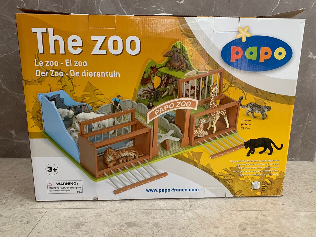 Papo Wild Animal Kingdom Environments Set, The Zoo, Hobbies & Toys, Toys &  Games on Carousell
