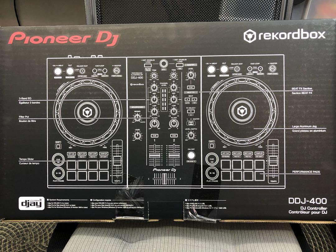 Pioneer DJ DDJ-400 GOLDバージョン DDJ-400 - 2-channel DJ controller for rekordbox dj (Black)